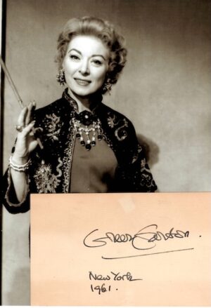 GARSON, GREER (1904-96)