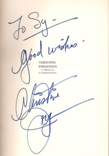 JORGENSEN, CHRISTINE (1928-89)